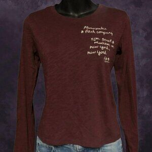 Abercrombie Burnout Crop Top